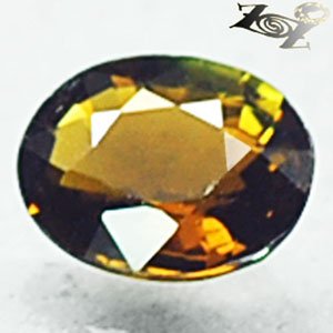 VVS 1 Natural Oval 6*8 mm. Brown Shade Green Multi Color Tourmaline 1.18 CT.Gems