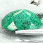 3.33 CT.Natural Oval 8*11 mm. Black Patch Gold Pyrite Matrix Asia Maw Sit Sit