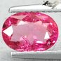 Natural Oval 6*8mm Intense Hot Reddish Pink Nigeria Rubellite Tourmaline 1.14 CT