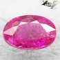 Natural Oval Vivid Juicy Red Pink Nigeria Rubellite Tourmaline 1.34 CT. 碧璽電氣石