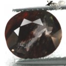 2.33 CT.Natural Oval 8*9.5 mm Salmon Peach Volcanic Quartz Matrix Brown Obsidian