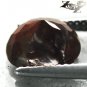 2.33 CT.Natural Oval 8*9.5 mm Salmon Peach Volcanic Quartz Matrix Brown Obsidian