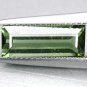 3.05 CT.VVS 1 Natual Baguette 5*13 mm. Vivid Forest Green Verdelite Tourmaline