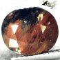 2.74 CT.Natural Oval 8.5*10 mm. Mahogany Brown Peach Volcanic Quartz Obsidian