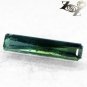2.1 CT.Natural Rectangular 4*17 mm. Green Blue Bi Color Liddicoatite Tourmaline