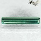 Natural Rectangular 3*16 mm. Blue Green Bi Color Liddicoatite Tourmaline 1.05 CT