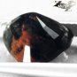 2.81 CT.Natural Trillion 10 mm. Volcanic Quartz Matrix Clear Mahogany Obsidian