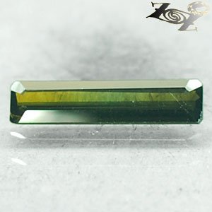 Natural Rectangular 4*15 mm. Leaf Green Nigeria Verdelite Tourmaline 1.3 CT.Gems