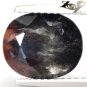 2.79 CT.Unusual Natural Oval 9*10.5 mm. Crystal Peach Melt In Brown Obsidian Gem