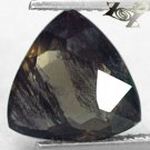 3.31 CT.Natural Trillion 10 mm. Brown Volcanic Glass Matrix Obsidian Apache Tear