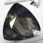 3.31 CT.Natural Trillion 10 mm. Brown Volcanic Glass Matrix Obsidian Apache Tear