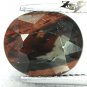 3.51 CT.Natural Oval 9*11 mm Smoky Volcanic Quartz Melt Matrix Brown Obsidian