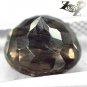 2.97CT.Natural Round 9 mm Volcanic Crystal Brown Quartz Matrix Mahogany Obsidian