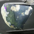 31.7 CT.Natural Specimens Extreme Play Rainbow Color in Crystal Gray Black Opal