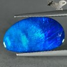 3.15 CT.Natural Extreme Play Violet Green Color Mysterious Blue Doublet Opal Gem