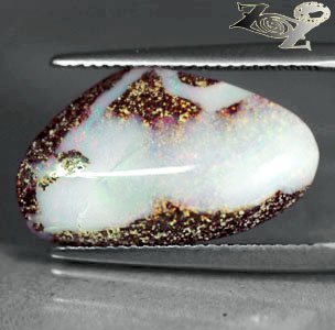 12.33 CT.Natural  Play Rainbow Color In White Crystal Matrix Boulder Opal &aring;&middot;&uml;&ccedil;�&sup3;&egrave;��&ccedil;�&frac12;&ccedil;�&sup3;