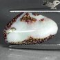 12.33 CT.Natural  Play Rainbow Color In White Crystal Matrix Boulder Opal 巨石蛋白石