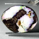16.71CT.Natural Australia Extreme Play Rainbow Color Crystal Matrix Boulder Opal