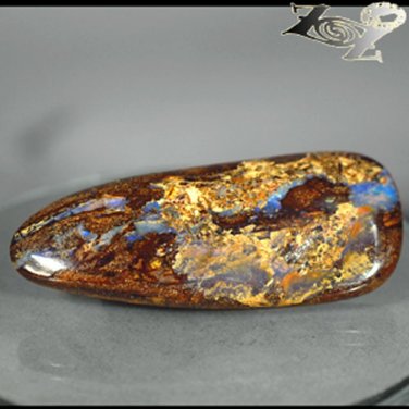 122 CT.Natural Australia Play Violet In Crystal Vein Matrix Yowah Boulder Opal