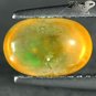 VVS 1 Natural Oval 5.5*8.5 mm. Play Red Green Color Yellow Crystal Opal 1.03 Ct.