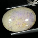 Natural Oval 7.5*10.5 mm. Purple Color Playing in Crystal White Opal 1.59 CT.Gem