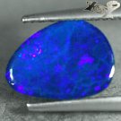 Natural Australia Extreme Play Green Color Mysterious Blue Doublet Opal 1.76 CT.