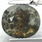 3.16 CT.Natural Oval 9*10 mm. Black Dendrite Moss Tree Full Holy White Opal Gem
