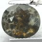 3.16 CT.Natural Oval 9*10 mm. Black Dendrite Moss Tree Full Holy White Opal Gem