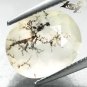 4.54 CT.Natural Oval 10.5*13 mm. Perfect Clear Black Dendrite Moss Tree Opal Gem