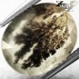 4.17 CT.Natural Oval 11*13.5 mm. Perfect Moss Dendrite Fern Crystal White Opal