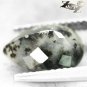 2.34 CT.Strange Natural Pear 9*11.5 mm. Black Dendrite Moss Jaguar Skin Opal