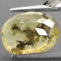 7.12 Ct.Natural Oval 12.5*16 mm. Black Dendrite Tree Crystal Smoky Yellow Opal