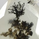 10.75 Ct.Rare Pattern Natural Pear Perfect Condition Black Dendrite White Fire Opal