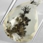 10.75 Ct.Rare Pattern Natural Pear Perfect Condition Black Dendrite White Fire Opal