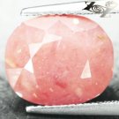 5.23 CT.Natural Oval 10*12 mm. Intense Sweet Padparadscha Orange Pink Peru Opal
