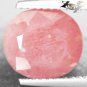 3.21 CT.Natural Oval 9*10 mm. Intense Red Pink Peru Opal Loose 粉紅色蛋白石