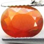 VVS 1 Natural Oval 7*9 mm. Intense Orange Red Madagascar Fire Opal 1.24 CT.Gems