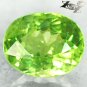 2.77 CT.Firely Natural Oval 7*9 mm. Intense Lemon Green Pakistan Olivine Peridot