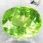 2.77 CT.Firely Natural Oval 7*9 mm. Intense Lemon Green Pakistan Olivine Peridot