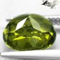 4.53 CT.Firely Natural Oval 9*10.5 mm Olive Green Yellow Pakistan Olivine Peridot