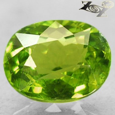 5.18 CT.Firely Natural Oval 9*11 mm Intense Olive Green Pakistan Olivine Peridot