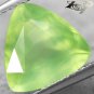 4.09 CT.VVS Firely Natural Trillion 10.5 mm. Intense Apple Green Mali Prehnite