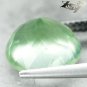 4.68 CT.Full Fire Natural Oval 9*11 mm. Intense Apple Green Mali Prehnite Gems