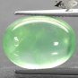10.96 CT.Natural Oval 13*17 mm. Apple Green Mali Prehnite Loose Gemstones