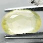 3.49 CT.Unusual Natural Oval 8.5*11.5 mm. Intense Yellow Mali Prehnite Gemstones