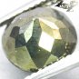5.49 CT.Natural Oval 9*9.3 mm. Bright Metallic Gold Luster Madagascar Pyrite Gem