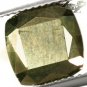 6.18 CT.Natural Cushion 9.5 mm. Bright Metallic Gold Spark Madagascar Pyrite Gem