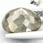 3.27 CT.Natural Oval 7.5*8.5 mm. Rich Bright Metallic Gold Madagascar Pyrite Gem
