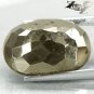 31.33 Ct.Natural Oval 15*19.5 mm Bright Metallic Gold Sparkling Madagascar Pyrite