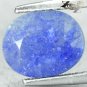 2.4 Ct.Natural Round 9 mm. Blue Spots Silky White Quantum Quattro Silica Quartz